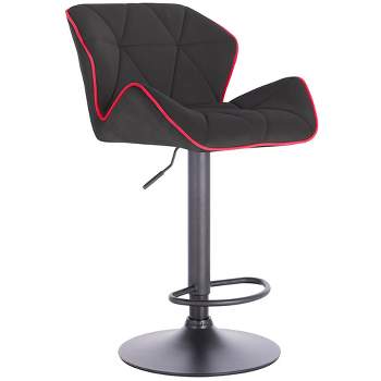 Modern Home Luxe Spyder Contemporary Adjustable Barstool/Bar Chair with 360° Rotation
