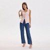 Women's Square Neck Sleeveless Front Bow Tie Closure Vest Top - A New Day™ - 4 of 4