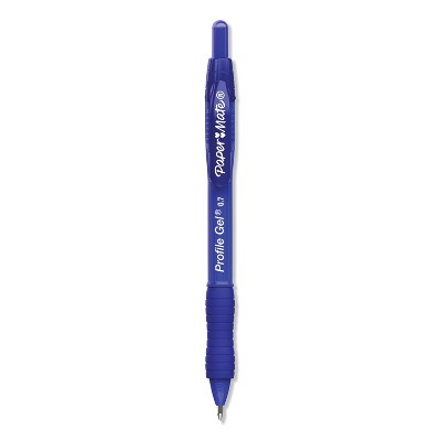 Paper Mate Retractable Gel Pen Medium 0.7 mm Blue Ink 2095472