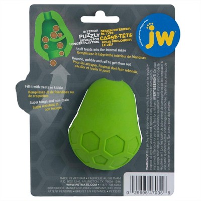 Small Green Non-Toxic Rubber Treat Dispenser Toy