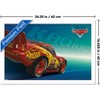 Trends International Disney Pixar Cars (2006) - Kachow! Lightning McQueen Framed Wall Poster Prints - 3 of 4