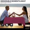 Plastic Tablecloth Disposable, Tablecloths for Rectangle Tables 54 inch. x 108 inch. Fits Tables Up to 8 Feet, Table Cloth for Party - SparkSettings - 3 of 4