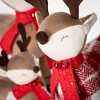 20.75"H, 15"H & 10"H Sullivans Christmas Plush Standing Reindeer Set of 3, Multicolor, Indoor Christmas Decor - 2 of 4