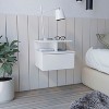 NicBex Floating Nightstand,  Modern Night Stand with 1 Drawer, Wall Mounted Nightstand for Bedroom - 2 of 4