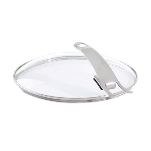 Nutrichef Cooking Pot Lid 2.5 Quart - See-through Tempered Glass Lids,  Stainless Steel Rim, Dishwasher Safe : Target