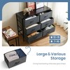 RISOKEYS Classic Wide Fabric Closet Dresser,with Storage Drawers, Chests Organizer,TV Stand with Metal Frame for Clothes,Living Room,Hallway - 4 of 4