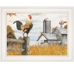 Down on the Farm II by Artisan Ed Wargo, Ready to Hang Framed Print, White Frame - 1 of 1