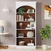 Hommoo 70.9" Tall 5-Tier Bookcase White - 2 of 4