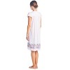 Casual Nights Women's Cap Sleeves Floral Lace Nightgown - 3 of 4