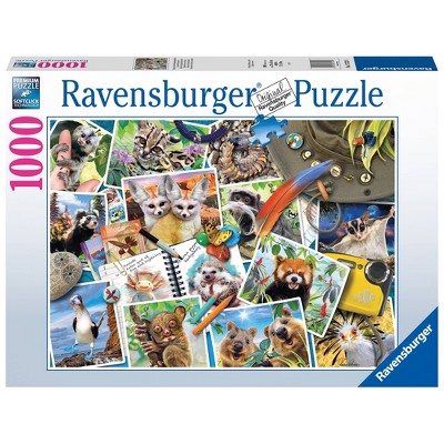 Ravensburger A Traveler's Animal Journal Jigsaw Puzzle - 1000pc