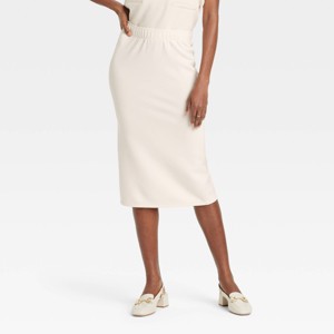 Women's Sandwash Midi Skirt - A New Day™ - 1 of 4