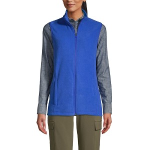 Lands' End Women's Thermacheck 100 Fleece Vest - 1 of 4