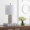 Makayla Table Lamp - 18.75 Inch Height - TBL4168 - Beige - Safavieh - 3 of 4