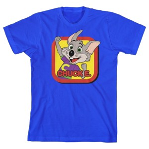 Chuck E. Cheese Youth Royal Blue T-shirt - 1 of 3