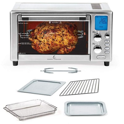 Emeril Lagasse Everyday 360 Stainless Steel Air Fryer Toaster Oven - Factory Refurbished
