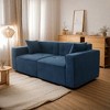 Full Foam Modern Teddy Velvet Indoor Sofa with Ergonomic Rebound Foam - 4 of 4