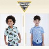 Monster Jam Grave Digger El Toro Loco Megalodon Truck Matching Family Hawaiian Button Down Shirt Toddler - 3 of 4