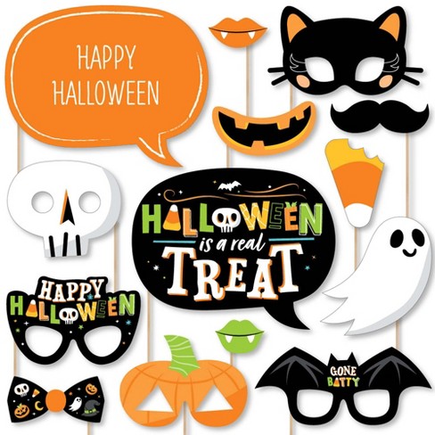 Big Dot Of Happiness Jack-o'-lantern Halloween - Banner And Photo Booth  Decorations - Kids Halloween Party Supplies Kit - Doterrific Bundle : Target