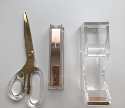 russell+hazel Gold & Acrylic Scissor - Scissors - 9 in