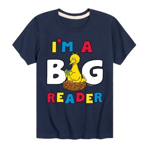 Boys' - Sesame Street - Big Reader Short Sleeve Graphic T-Shirt - 1 of 4