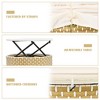 Gulches Beige Round Patio Chaise Lounges with Retractable Canopy - Outdoor Sectional Sofa Set - 4 of 4