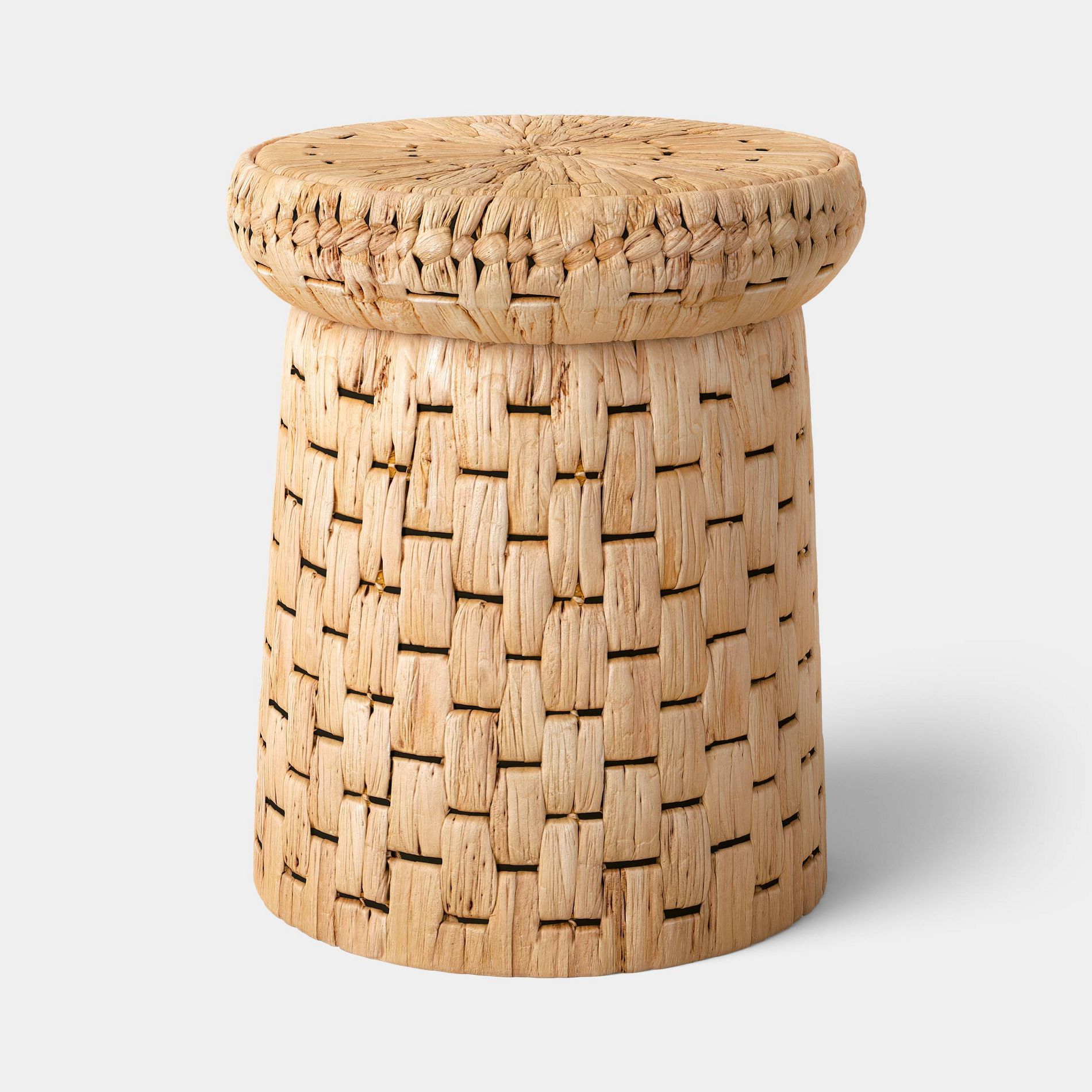 Water Hyacinth Woven Side Table Natural - Threshold™