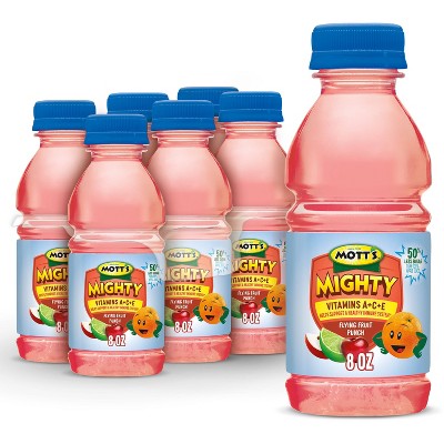 Mott's Mighty Fruit Punch Juice Drink - 6pk/8 fl oz Bottles