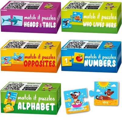 QUOKKA Matching Puzzles Set of 5