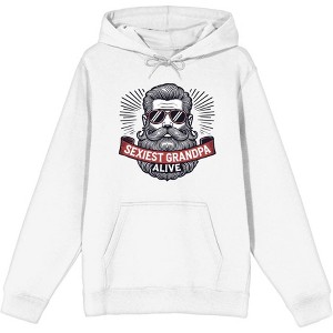 Sexiest Grandpa Alive
 Adult Long Sleeve Hoodie - 1 of 3