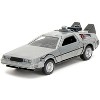 "Back to the Future" Delorean Set of 3 pieces "Hollywood Rides" Series 1/32 Diecast Model Car by Jada - 3 of 4