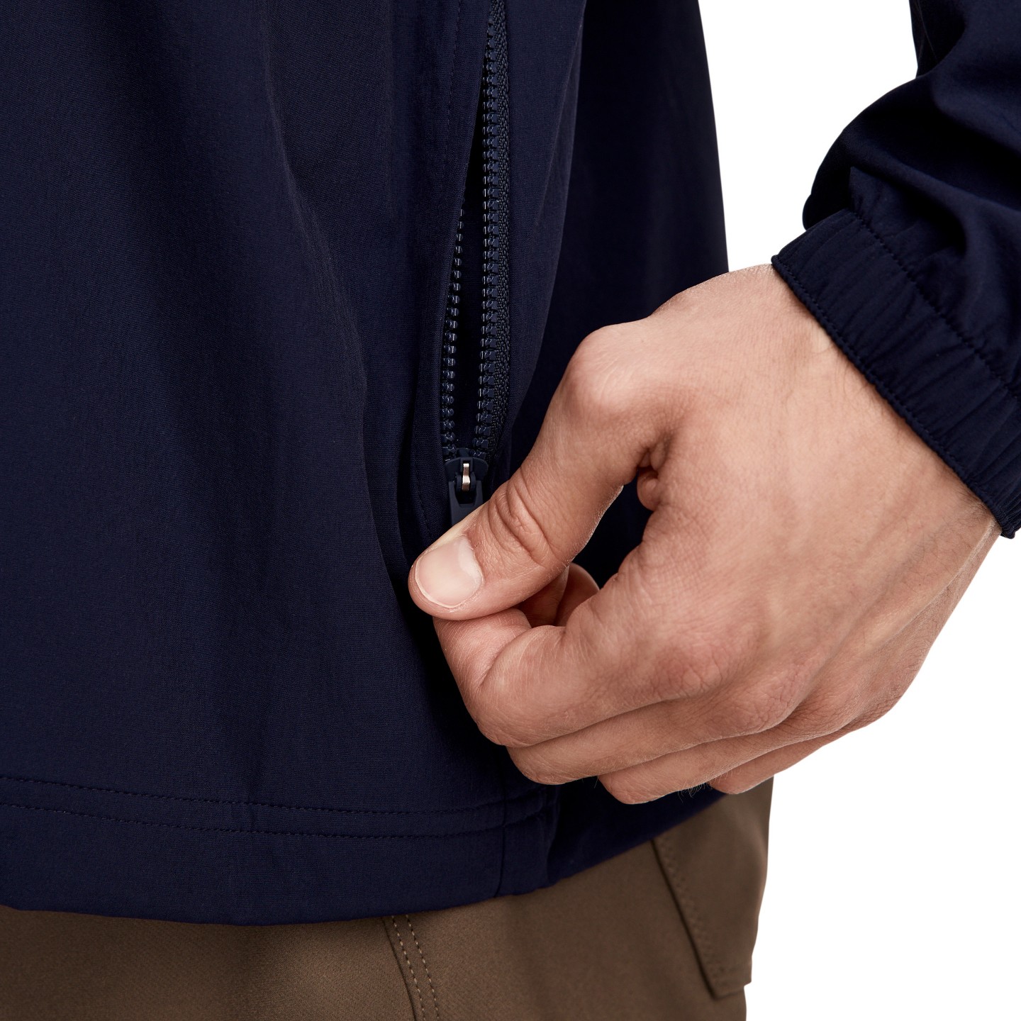 Мужская куртка Jockey 1876 Collection 1/2 Zip Windbreaker M Blue, цвет: Синий — фото 6