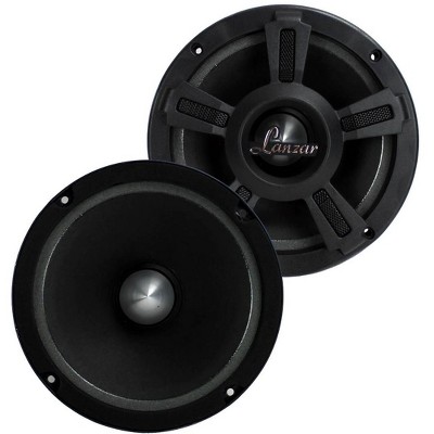 LANZAR OPTI6MI 6.5" 1000W Car Mid bass Mid Range Audio Speakers PAIR