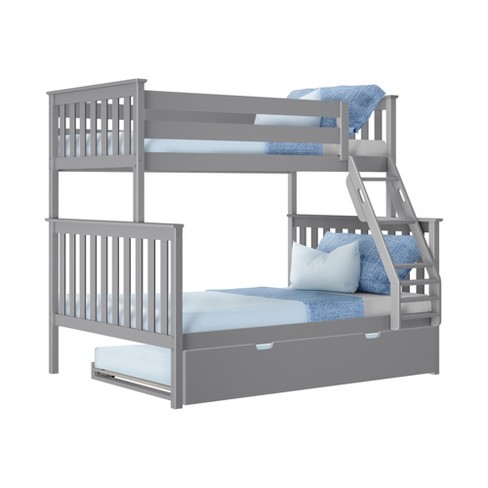 Max Lily Twin Over Full Bunk Bed With, Twin Over Full Bunk Bed With Trundle