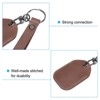 Unique Bargains Leather Keychain Blanks with Key Ring for DIY Laser Engraving 2 Pcs - 4 of 4