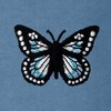 Dalix Butterfly Embroidery Sweatsuit Set Crewneck Jogger Soft Fleece Relaxed Fit Lounge Womens - 2 of 4