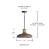 Capital Lighting Jacob 1 - Light Pendant in  Grey Wash/Iron Silk - 2 of 4