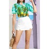 HAPPY BAY Hawaiian Shirts Womens Casual Summer Beach Party Tropical Colorful Tops Blouses Short Sleeve Dress Shirts Dresses for Women - 4 of 4