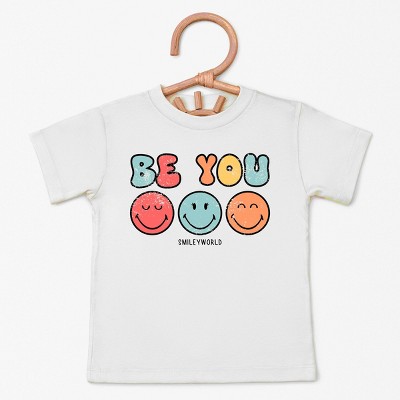 The Juniper Shop SmileyWorld Be You Groovy Toddler Short Sleeve Tee