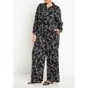 ELOQUII Women's Plus Size Printed Button Down - 4 of 4