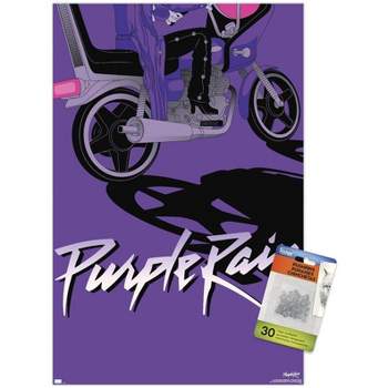 Trends International Warner 100th Anniversary: Art of 100th - Purple Rain Unframed Wall Poster Prints