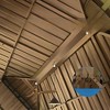 VisioGear Canopies and Gazebos, Gazebo with Double Roof Canopy, Gazebo Pavilion for Patio and Backyard, Brown, 240"*144"*120.12" - 4 of 4