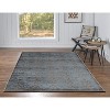 HomeStock Platinum IronGate Blue & Cream 5x7.6, Transitional, Power Loomed - 2 of 4