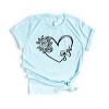 Simply Sage Market Gigi Heart Outline Short Sleeve Tee - 2 of 4