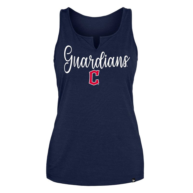 MLB Cleveland Guardians Women&#39;s Poly Rayon Tank Top, 1 of 3