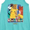 - Pokémon - Pikachu Summer Pattern Graphic Sleeveless Aline Dress - 2 of 3