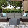 Covers&All Square Ottoman Cover, 12 oz Waterproof & UV-resistant - 4 of 4