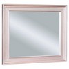 Royal Hampton 64 Inch Contemporary Style Wooden Frame Mirror, Rose Pink - 4 of 4