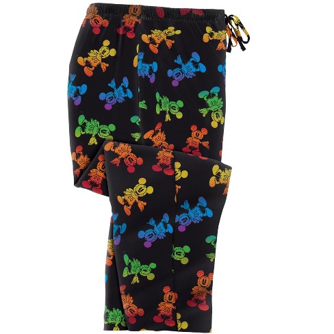 KingSize Men's Big & Tall Licensed Novelty Pajama Pants - Big - 5XL, Mickey  Ombre Multicolored Pajama Bottoms