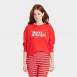 Women's Merry & Bright Matching Family Sweatshirt - Wondershop™ Red