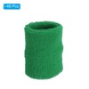 Unique Bargains Cotton Terry Cloth Tennis Basketball Working Out Running Wicking Air Permeable Sports Sweatbands 48 Pcs - 3 of 4